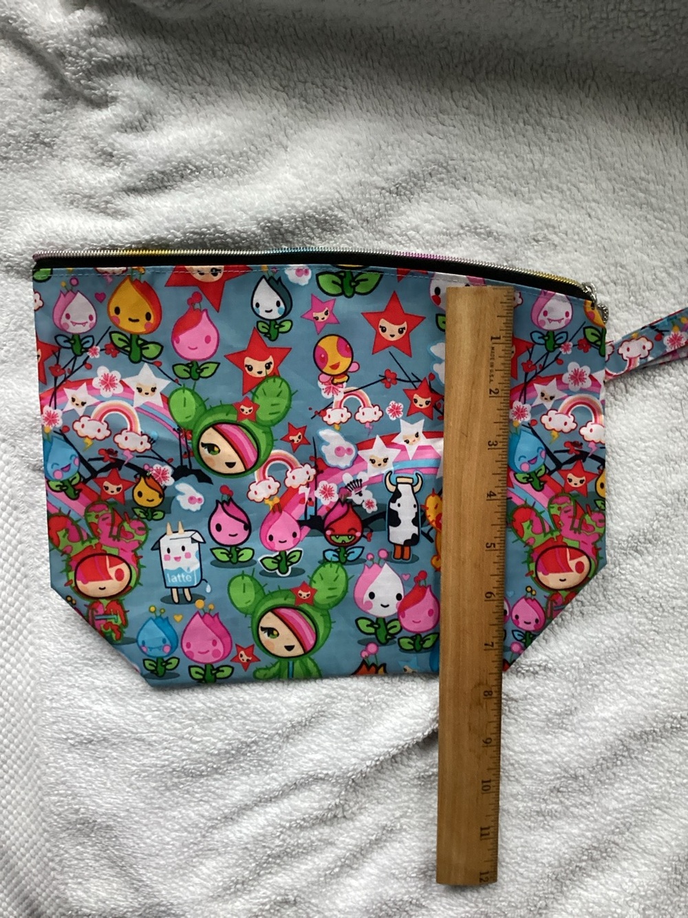 NWOT Tokidoki Print Nylon Pouch - Picture 7 of 8